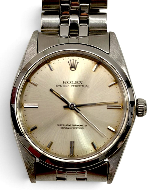 Rolex Oyster Perpetual 37MM Silver Dial Jubilee Bracelet (1018)