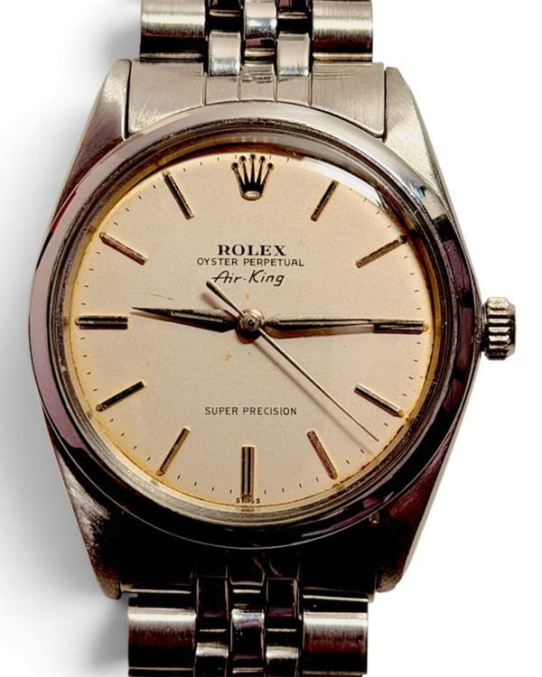 Rolex Air-King 34MM Champagne Dial Jubilee Bracelet (5504)