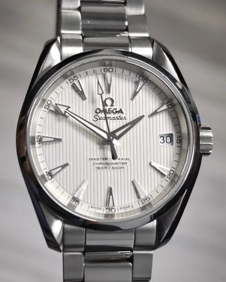 2016 Omega Seamaster Aqua Terra 150M 38.5MM Silver Dial Steel Bracelet (231.10.39.21.02.002)