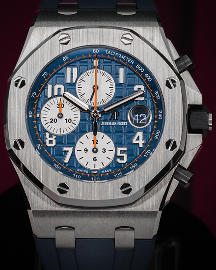 Audemars Piguet Royal Oak Offshore 42MM Blue Dial Rubber Strap (26470ST.OO.A027CA.01)