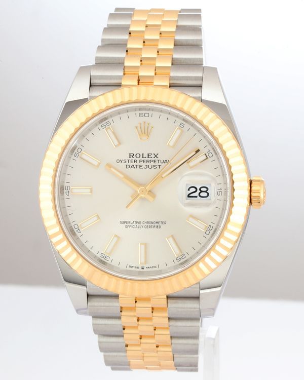 2026 Rolex Datejust 41MM Silver Dial Two-Tone Jubilee Bracelet (126333)