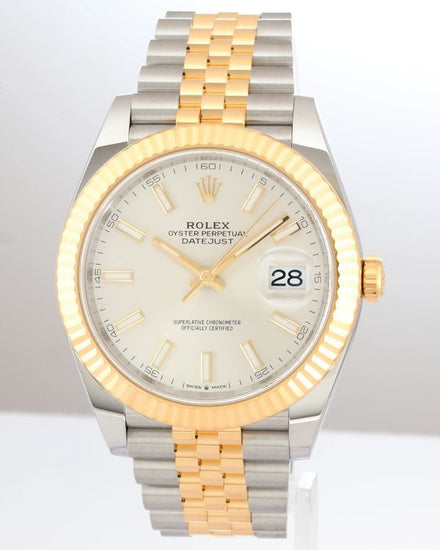 2026 Rolex Datejust 41MM Silver Dial Two-Tone Jubilee Bracelet (126333)