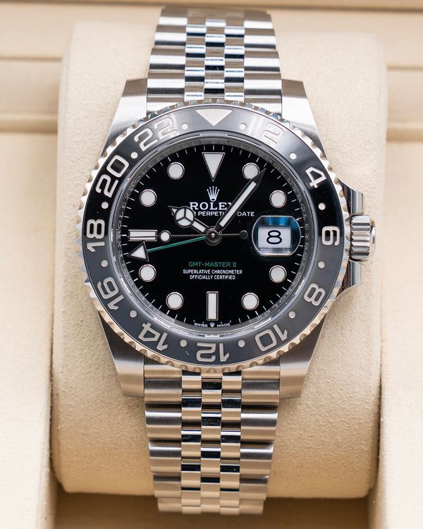 2026 Rolex GMT-Master II "Bruce Wayne" 40MM Black Dial Jubilee Bracelet (126710GRNR)