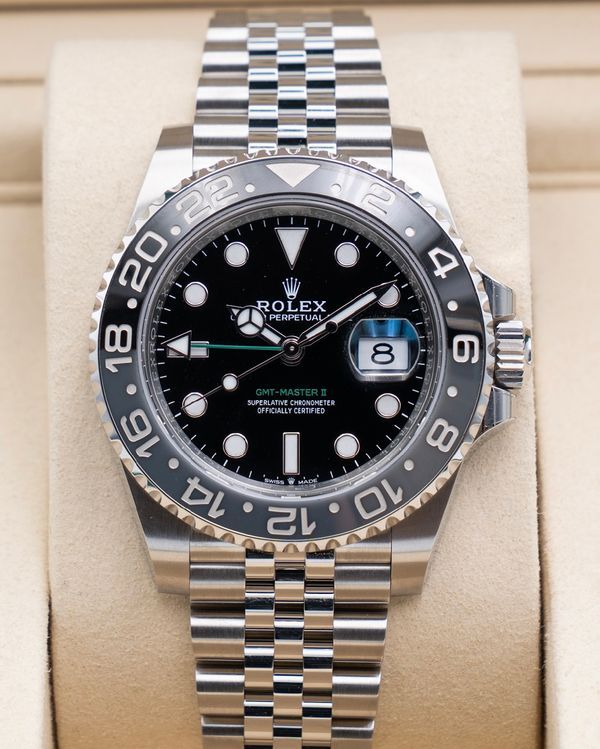 2026 Rolex GMT-Master II "Bruce Wayne" 40MM Black Dial Jubilee Bracelet (126710GRNR)