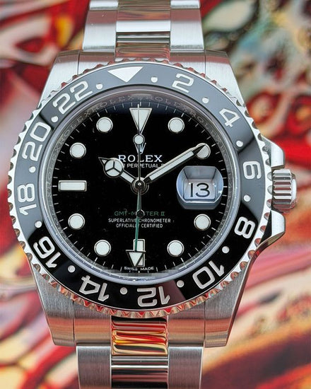 2019 Rolex GMT-Master II 40MM Black Dial Oyster Bracelet (116710LN)