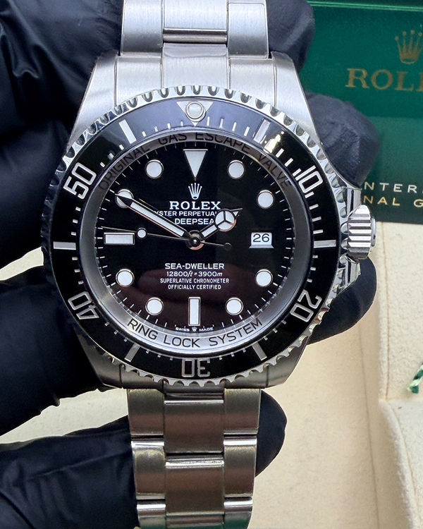 2021 Rolex Sea-Dweller Deepsea 44MM Black Dial Oyster Bracelet (126660)
