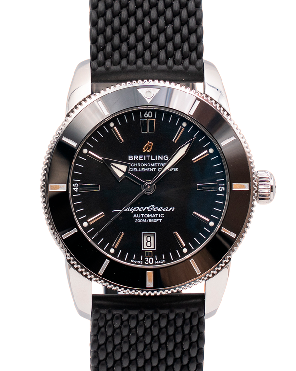 Breitling Superocean Heritage II 46MM Black Dial Rubber Strap (AB2020121B1S1)