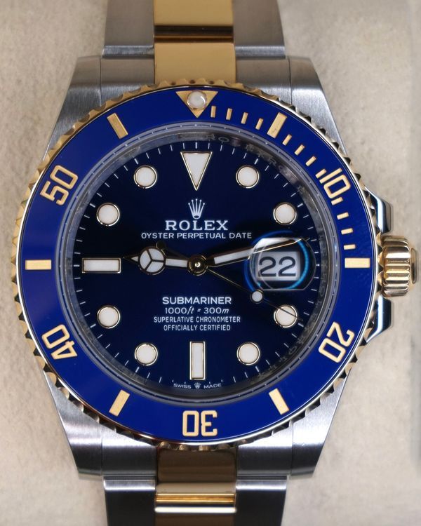 2024 Rolex Submariner Date "Bluesy" 41MM Blue DIal Two-Tone Oyster Bracelet (126613LB)