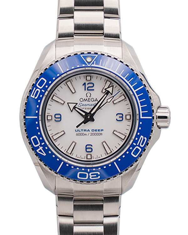 2023 Omega Seamaster Planet Ocean Ultra Deep 6000M 45.5MM White Dial Steel Bracelet (215.30.46.21.04.001)
