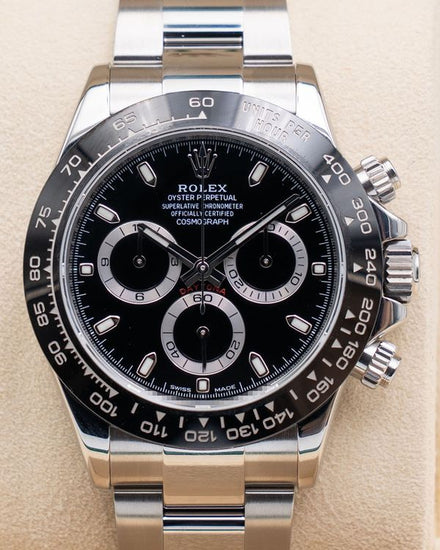 2016 Rolex Cosmograph Daytona 40MM Black Dial Oyster Bracelet (116500LN)