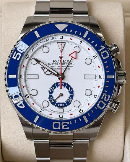 No Reserve - 2026 Rolex Yacht-Master II 44MM White Dial Oyster Bracelet (126680)