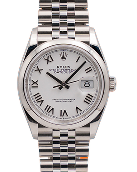 2026 Rolex Datejust 36MM White Dial Jubilee Bracelet (126200)