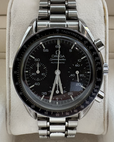 2001 Omega Speedmaster Reduced 39MM Black Dial Steel Bracelet (3510.50.00)