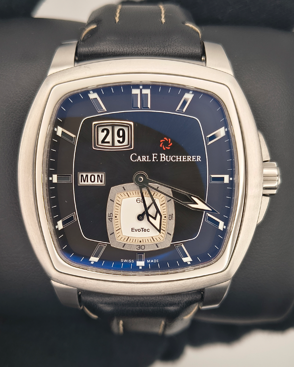 Carl F. Bucherer Patravi 44MMGrey Dial Leather Strap (10625.08)