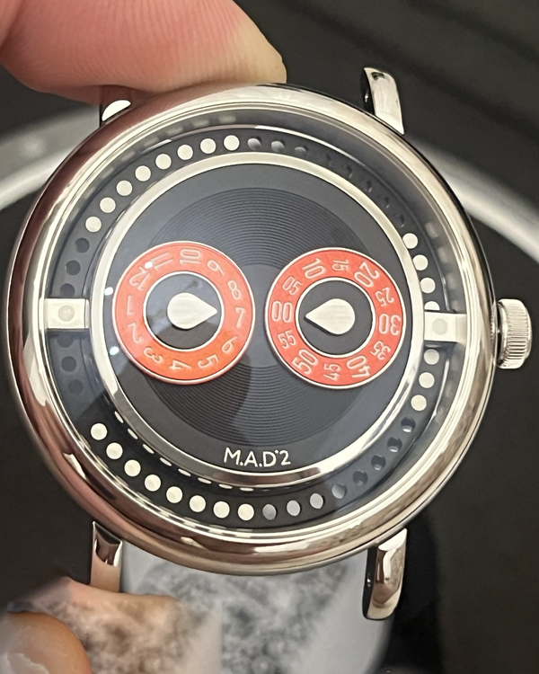 2026 MB&F MAD Edition 2 "Tribe Edition" 42MM Orange Dial Leather Strap (M.A.D 2)