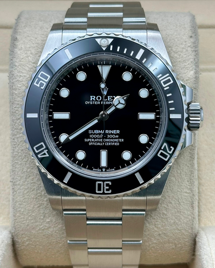 2025 Rolex Submariner No-Date 41MM Black Dial Oyster Bracelet (124060)