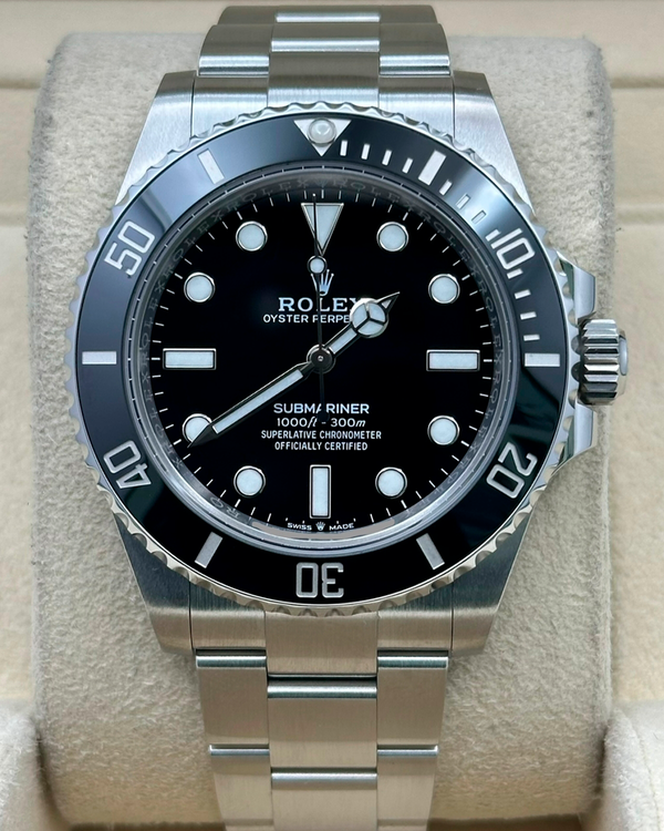 2025 Rolex Submariner No-Date 41MM Black Dial Oyster Bracelet (124060)