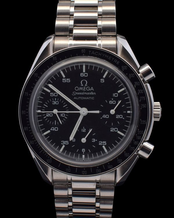 Omega Speedmaster Reduced 39MM Black Dial Steel Bracelet (3510.50.00)