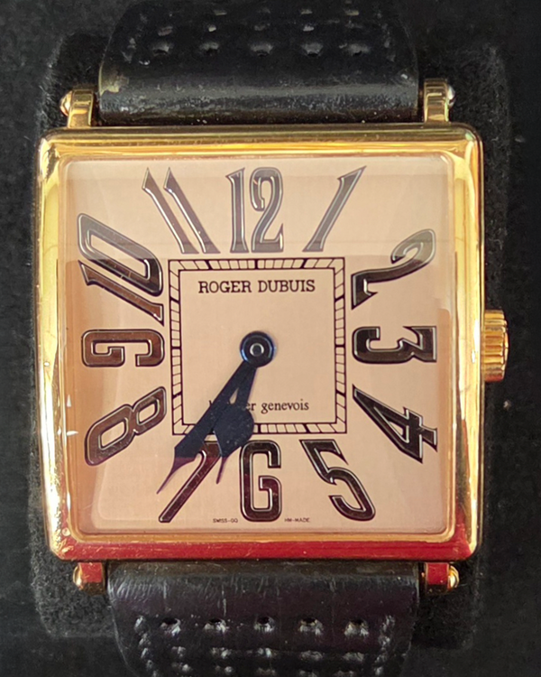 Roger Dubuis Golden Square L.E. 43MM Ivory Dial Leather Strap (G43 57 0 3.6A)