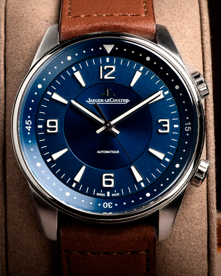 2020 Jaeger-LeCoultre Polaris 41MM Blue Dial Leather Strap (Q9008480)