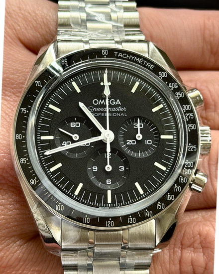 2026 Omega Speedmaster Professional Moonwatch "Sapphire Sandwich” 42MM Black Dial Steel Bracelet (310.30.42.50.01.002)