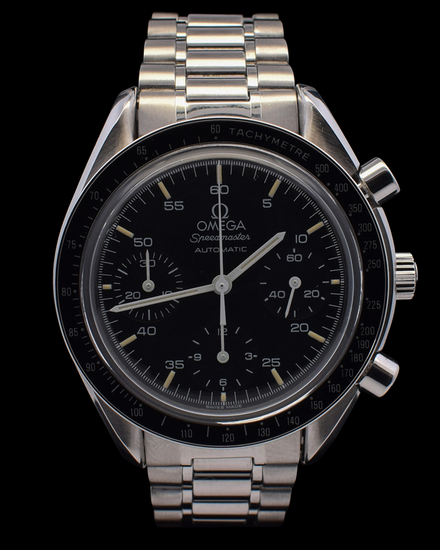 1991 Omega Speedmaster Reduced 39MM Black Dial Steel Bracelet (3510.50.00)