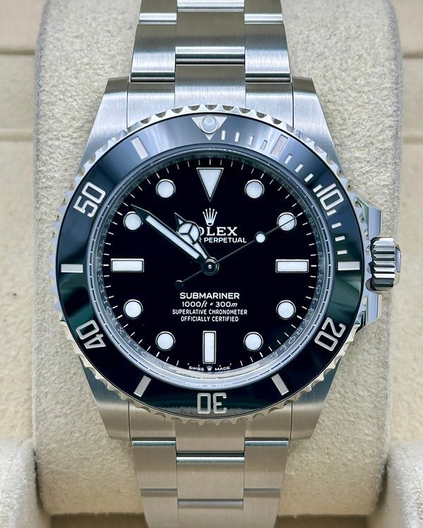 2025 Rolex Submariner No-Date 41MM Black Dial Oyster Bracelet (124060)