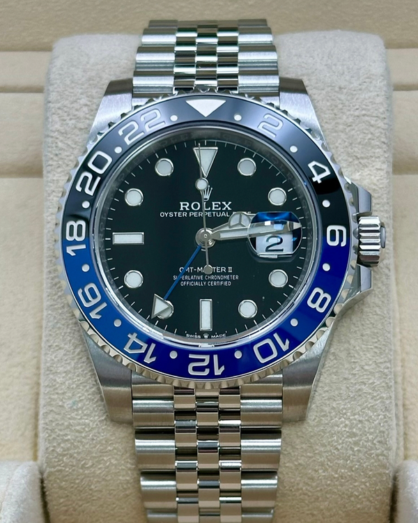 2020 Rolex GMT-Master II "Batgirl" 40MM Black Dial Jubilee Bracelet (126710BLNR)