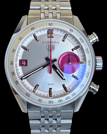 No Reserve - 2026 Tag Heuer Carrera "Year of the Horse" L.E. 39MM Silver Dial Steel Bracelet (CBS221D.BA0048)