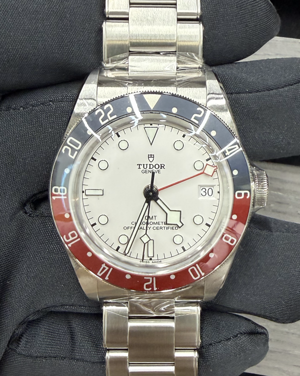 2026 Tudor Black Bay GMT "Pepsi" 41MM White Dial Steel Bracelet (79830RB)