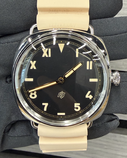 Panerai Radiomir 3 Days 47MM Black "California" Dial Rubber Strap  (PAM00424)