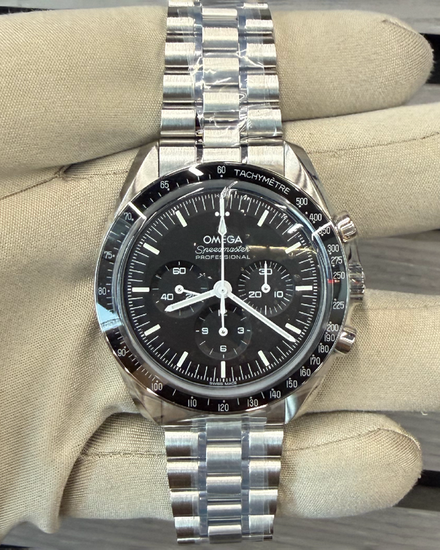 2026 Omega Speedmaster Professional Moonwatch 42MM Black Dial Steel Bracelet (310.30.42.50.01.002)
