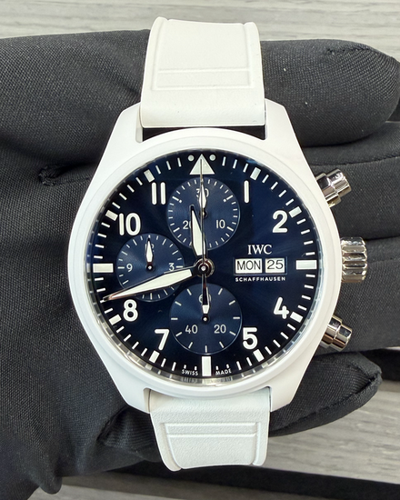 2026 IWC Schaffhausen Pilot’s “Le Petit Prince” 41.9MM Blue Dial Rubber Strap  (IW389410)