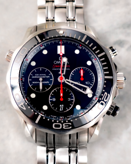 No Reserve - 2024 Omega Seamaster Diver 300M 44MM Black Dial Steel Bracelet (212.30.44.50.01.001)