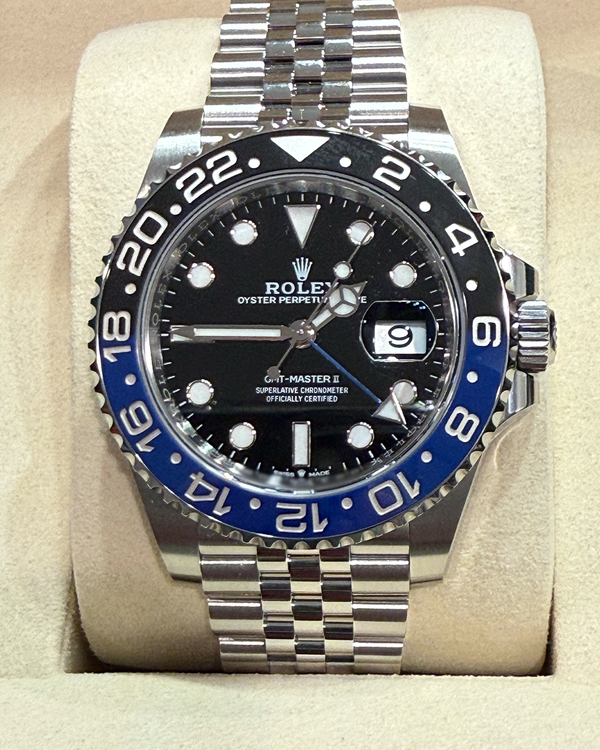 2026 2026 Rolex GMT-Master II "Batgirl" 40MM Black Dial Jubilee Bracelet (126710BLNR)