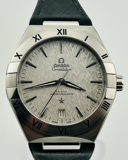 2025 Omega Constellation 41MM Grey Dial Rubber Strap (131.12.41.21.06.001)