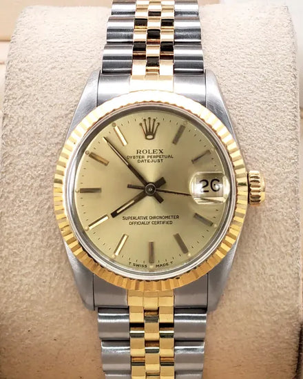 1987 Rolex Datejust 31MM Champagne Dial Two-Tone Jubilee Bracelet (68273)