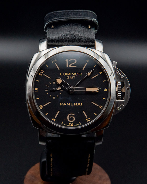 Panerai Luminor 44MM Black Dial Leather Strap (PAM00531)