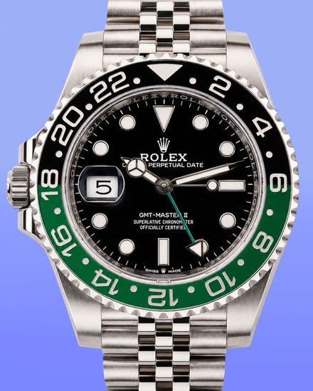 No Reserve - 2023 Rolex GMT-Master II “Sprite” 40MM Black Dial Jubilee Bracelet (126720VTNR)