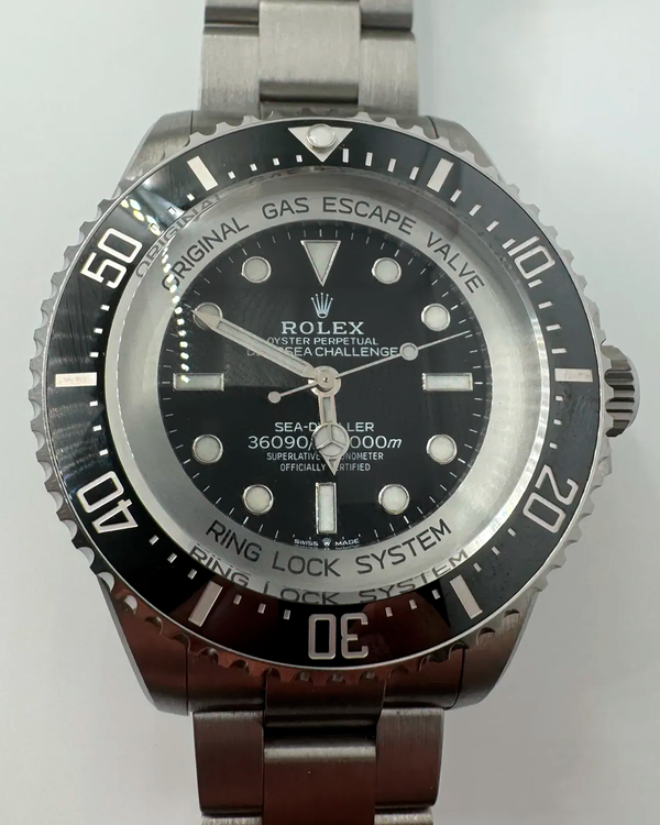 2024 Rolex Sea-Dweller Deepsea Challenge RLX 50MM Black Dial Titanium Oyster Bracelet (126067)