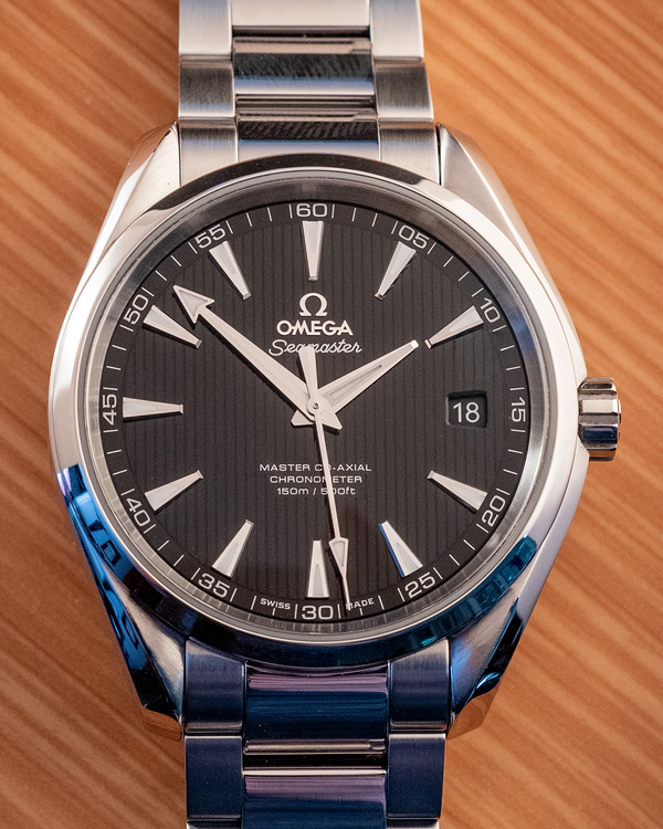 2021 Omega Seamaster Aqua Terra 150M 41.5MM Black Dial Steel Bracelet (231.10.42.21.01.003)