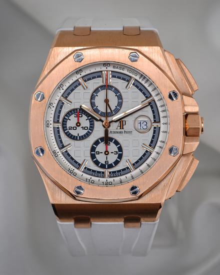 2017 Audemars Piguet Royal Oak Offshore “Summer Edition” L.E. 44MM White Dial Rubber Strap (26408OR.OO.A010CA.01)