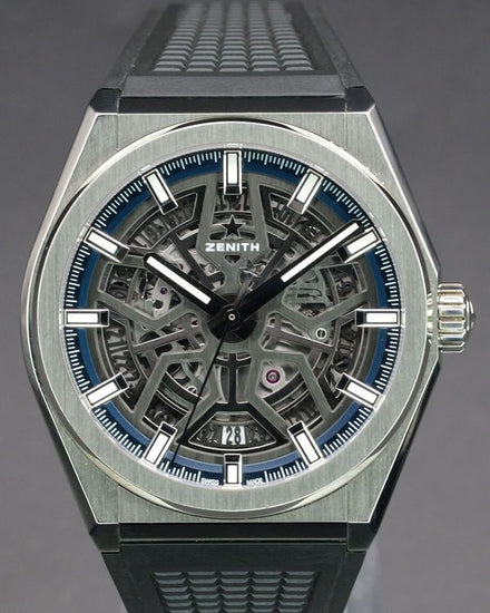 2022 Zenith Defy Classic 41MM Skeleton Dial Rubber Strap (95.9000.670/78.R782)