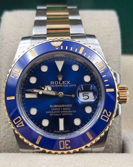 2019 Rolex Submariner Date "Bluesy" 40MM Blue Dial Two-Tone Oyster Bracelet (116613LB)