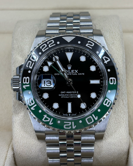 2024 Rolex GMT-Master II “Sprite” 40MM Black Dial Jubilee Bracelet (126720VTNR)