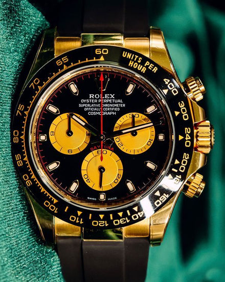 2022 Rolex Cosmograph Daytona 40MM Black Dial Oysterflex Strap (116518LN)