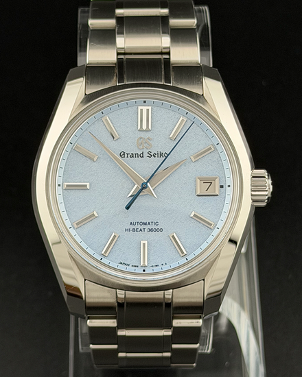 2022 Grand Seiko Heritage Collection "Sōkō Frost" 40MM Blue Dial Steel Bracelet (SBGH295)
