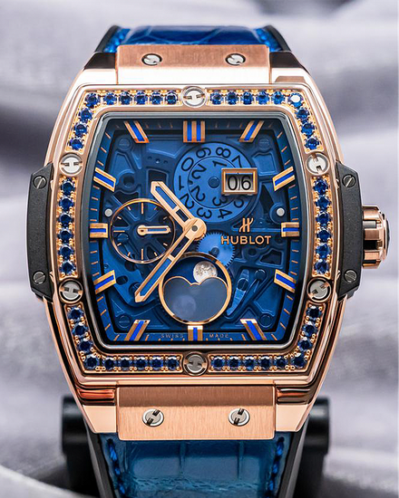 Hublot Spirit Of Big Bang 42MM Skeleton Dial Leather Strap (647.OX.5181.LR.1201)