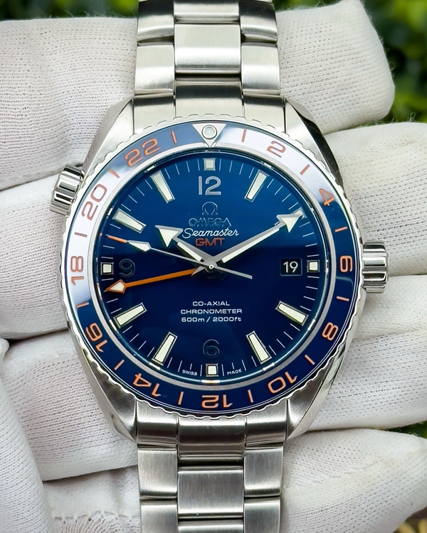 2015 Omega Seamaster Planet Ocean 600M 43.5MM Blue Dial Steel Bracelet (232.30.44.22.03.001)