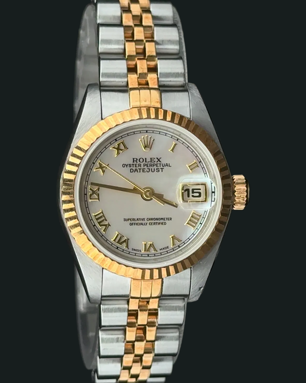 1999 Rolex Lady-Datejust 26MM Mother of Pearl Dial Two-Tone Jubilee Bracelet (79173)